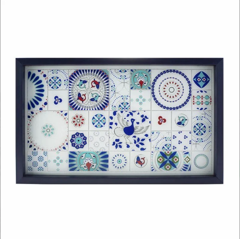 KARACA SERIE MAI SELÇUKLU plateau décoratif en verre