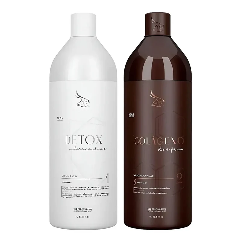 Zap Cosmeticos, Kit Collagène OPlastia, 2x1L