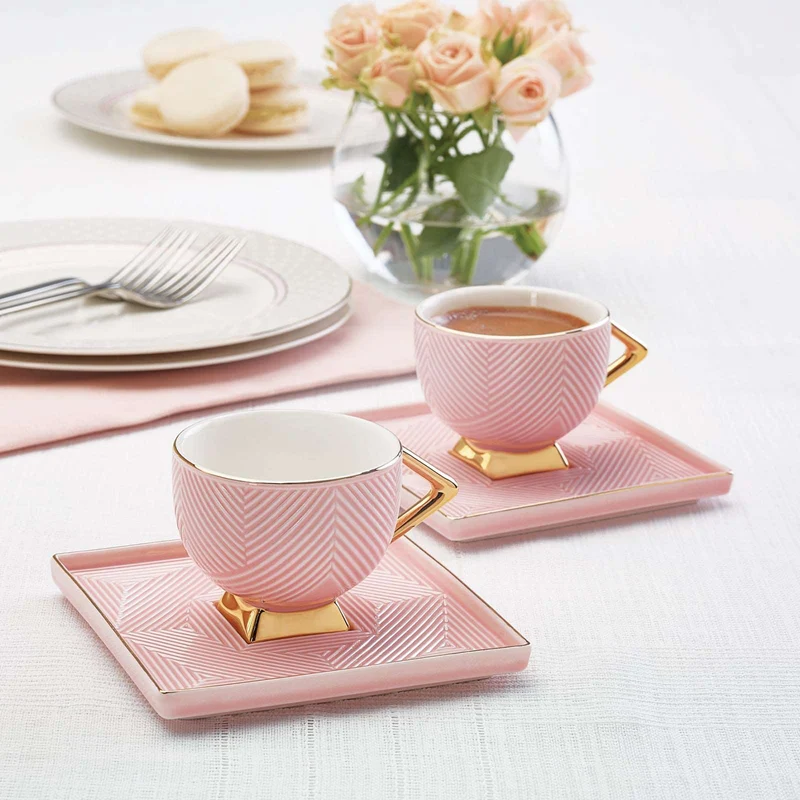 KARACA ART DECO Set de 2 tasses à café 4 pièces