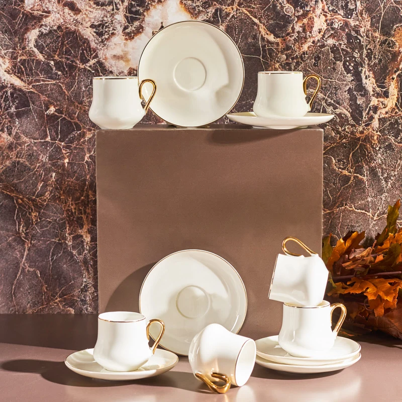 KARACA HELIOS Set de tasses à café 12 pièces 6 personnes