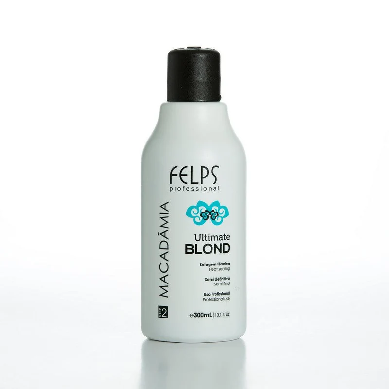 Felps, Macadamia Ultimate Blonde, Après-shampoing réparateur pour cheveux, 300 ml