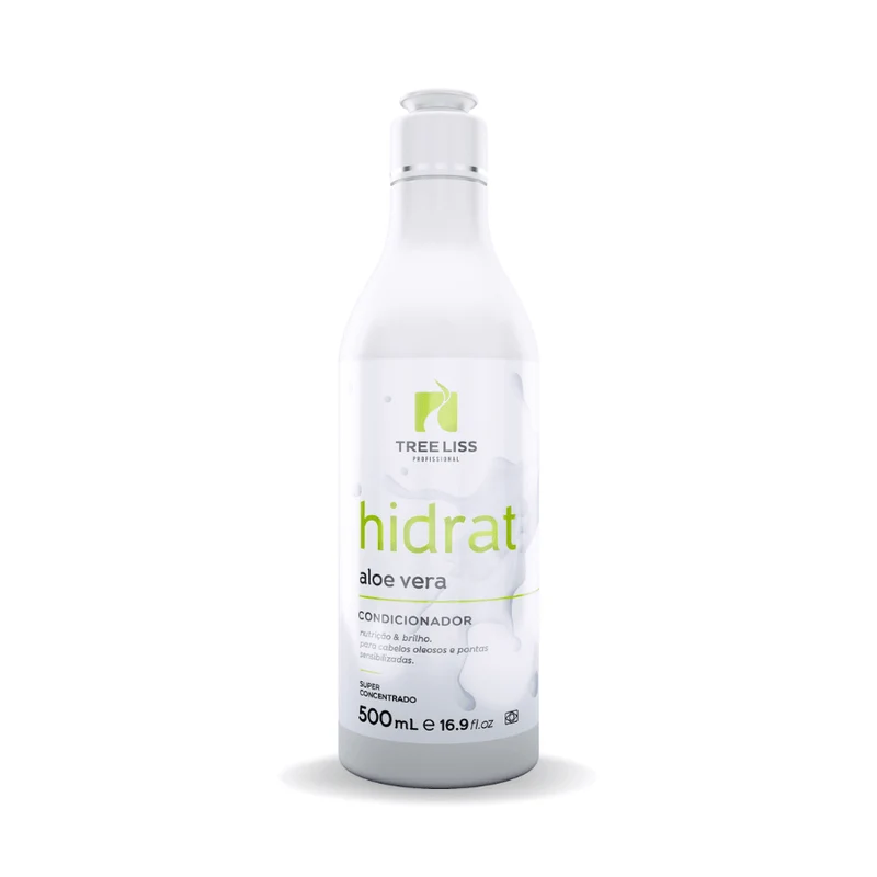 Treeliss, Hidrat Aloe Vera, Après-shampoing réparateur pour cheveux, 500 ml