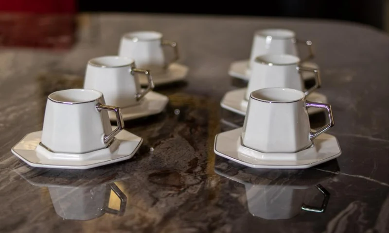 KARACA ZEHER Tasses à café 12 pièces 6 personnes