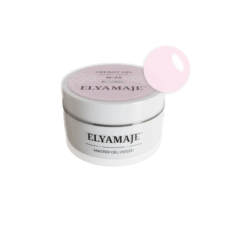 Baby Milk n° 23 – Gel de construction – Creamy Gel UV LED – ElyaMaje 50ML
