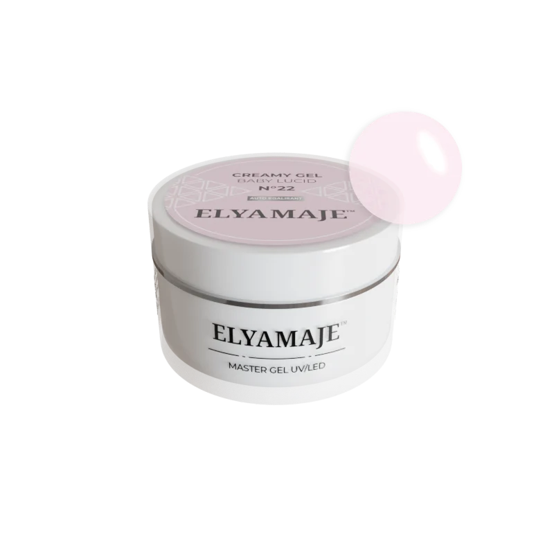 Baby Lucid n° 22 – Gel de construction – Creamy Gel UV LED – ElyaMaje 50ML