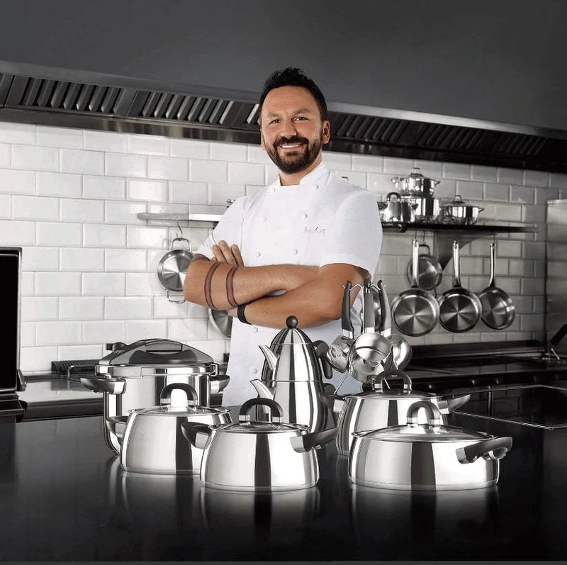 KARACA POWER STEEL PRO TOKYO Batterie cuisine 8 pièces