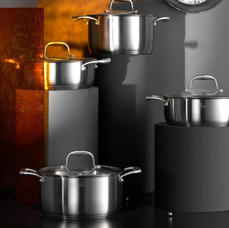 KARACA POWER Steel-Pro KYOTO Batterie de cuisine 8 pièces