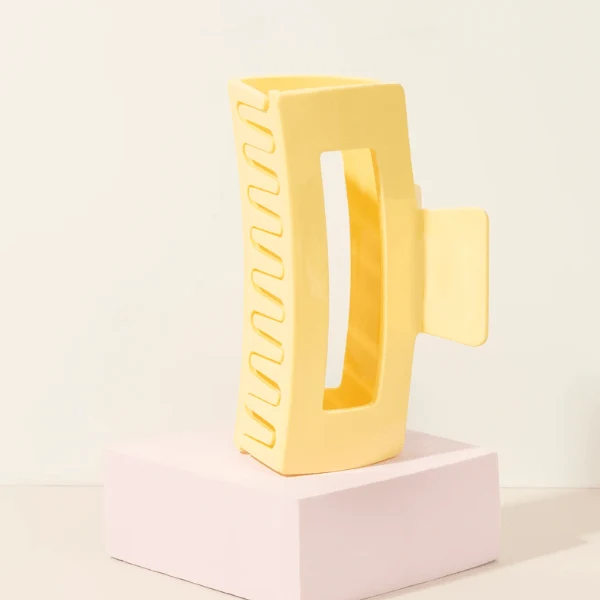 Pince à cheveux Jaune beurre