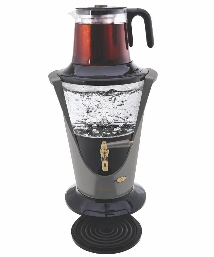 KARACA Théière électrique anthracite grande capacité