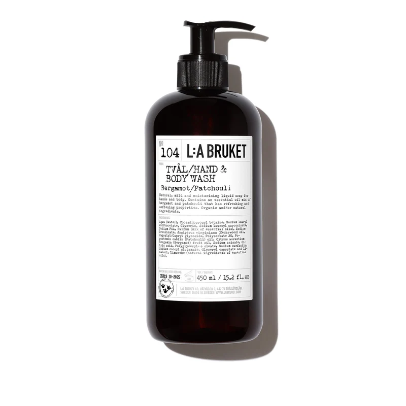 Hand & Body Wash Nettoyant Bergamote Patchouli 104