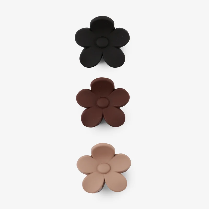 Set de 3 petites pinces fleurs
