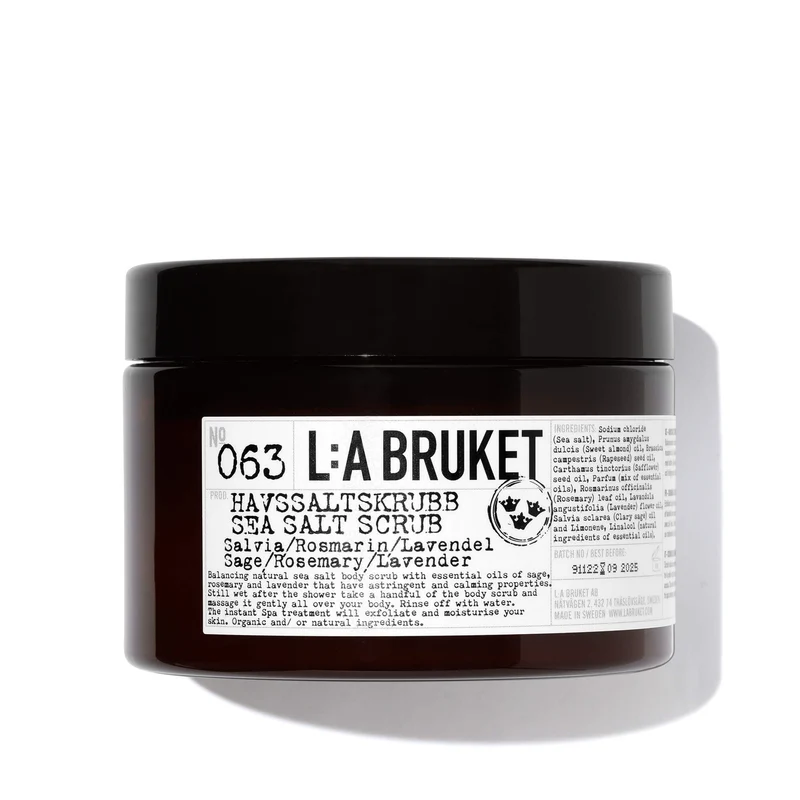 Sea Salt Scrub Gommage Corps Sauge Romarin Lavande 063