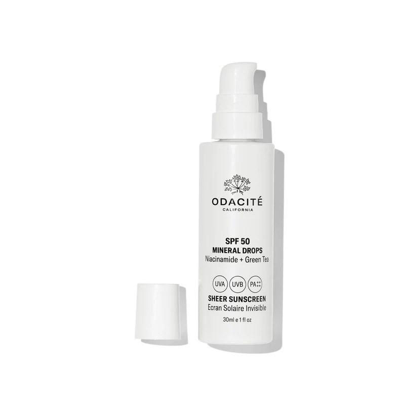 SPF50 Mineral Drops Niacinamide + Green Tea Écran Solaire