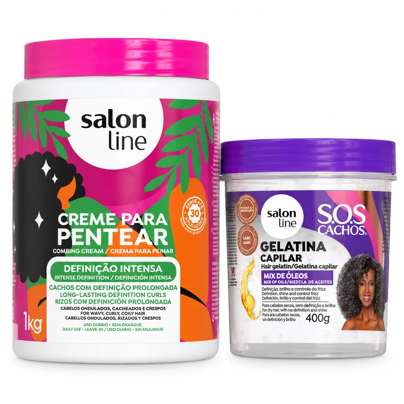 Duo Définition Intense – Crème & Gelée Capillaire | Cheveux Bouclés, Frisés & Crépus