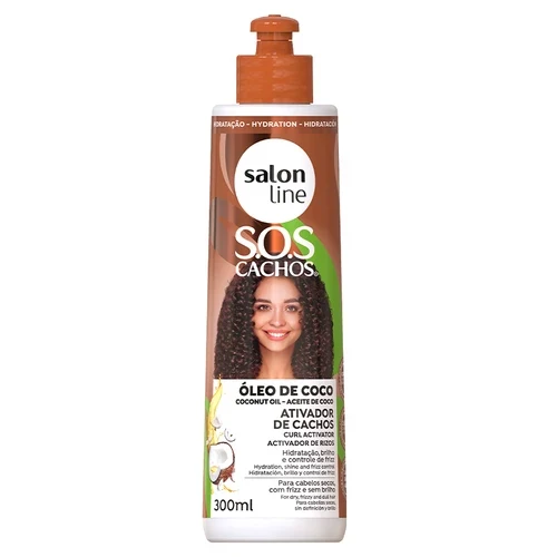 Activateur de Boucles Coco SOS Cachos – Hydratation & Définition longue durée