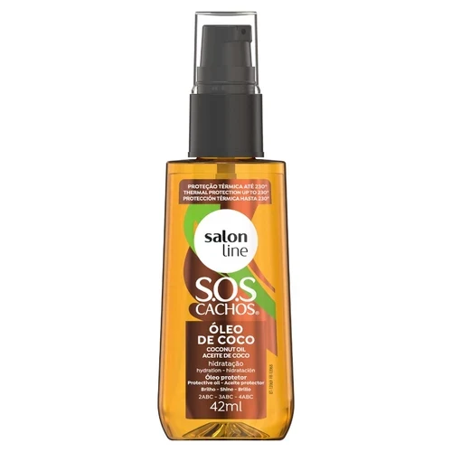 Huile Multifonctionnelle À La Noix De Coco Salon Line SOS