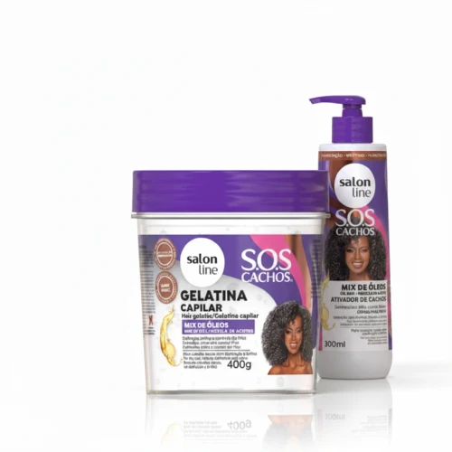PACK DUO SOS BOUCLES Cheveux Crépus, Frisés & Bouclés – Définition & Hydratation intense
