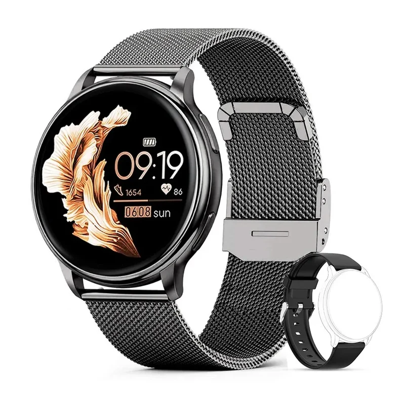 Relógio Inteligente Feminino MEVADEN de 1,32 polegadas com Bluetooth, Chamadas, Rastreador de Fitness, Monitor de Saúde e Esportes - Modelo Y22