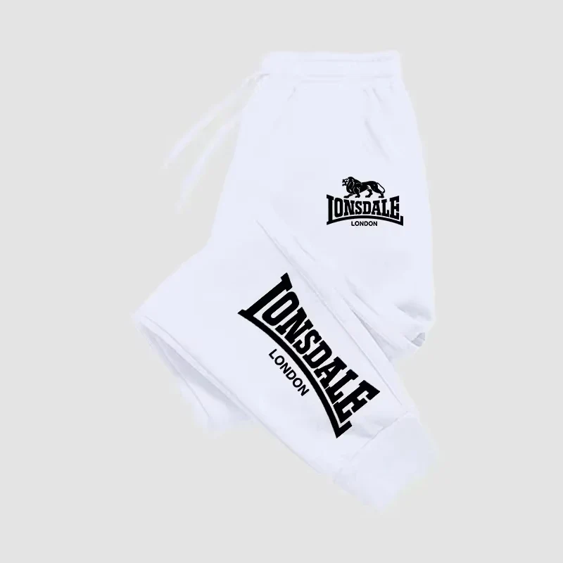 Calças masculinas estampadas EVERLAST, calças de corrida unissex, calças de moletom esportivas casuais para academia e fitness, calças respiráveis.