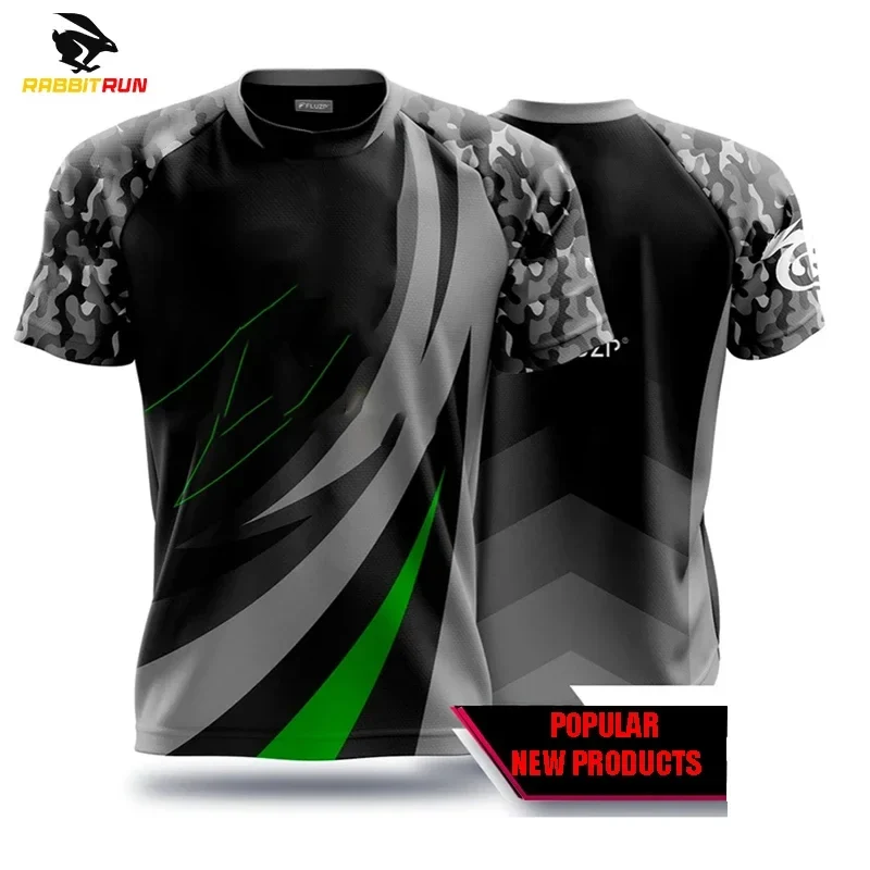 Novas camisetas masculinas de secagem rápida, ideais para uniformes esportivos e competições. Camisetas estampadas e respiráveis para meninos.