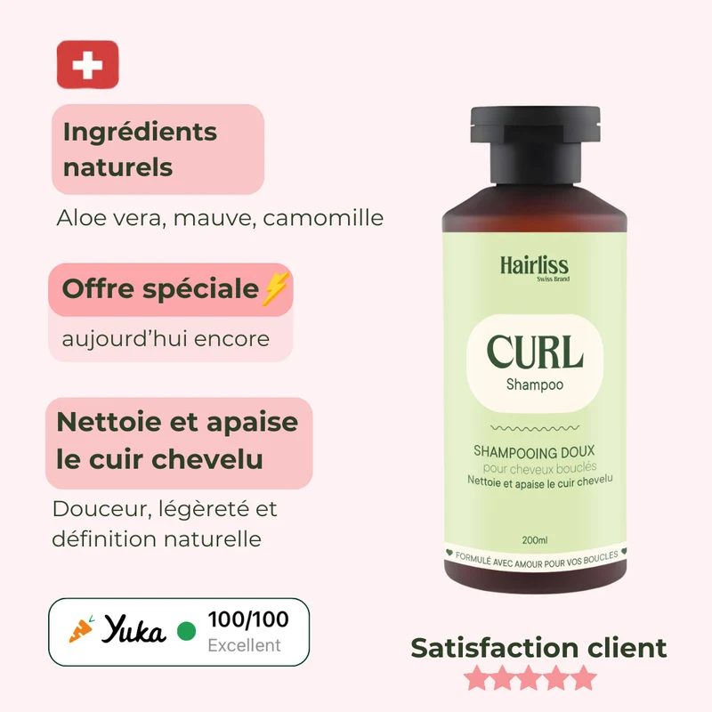 Shampooing doux et hydratant