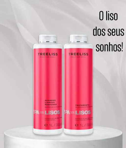 Spa Dos Lisos Organic Smooth treatment Kit 2x1l - Tree Liss