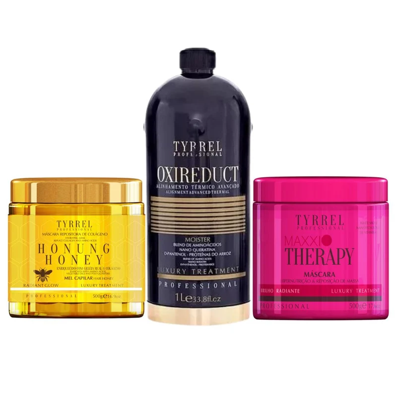 Honung Honey Masks Kit with Tyrrel Oxireduct Progressive Brush + Maxxi Therapy