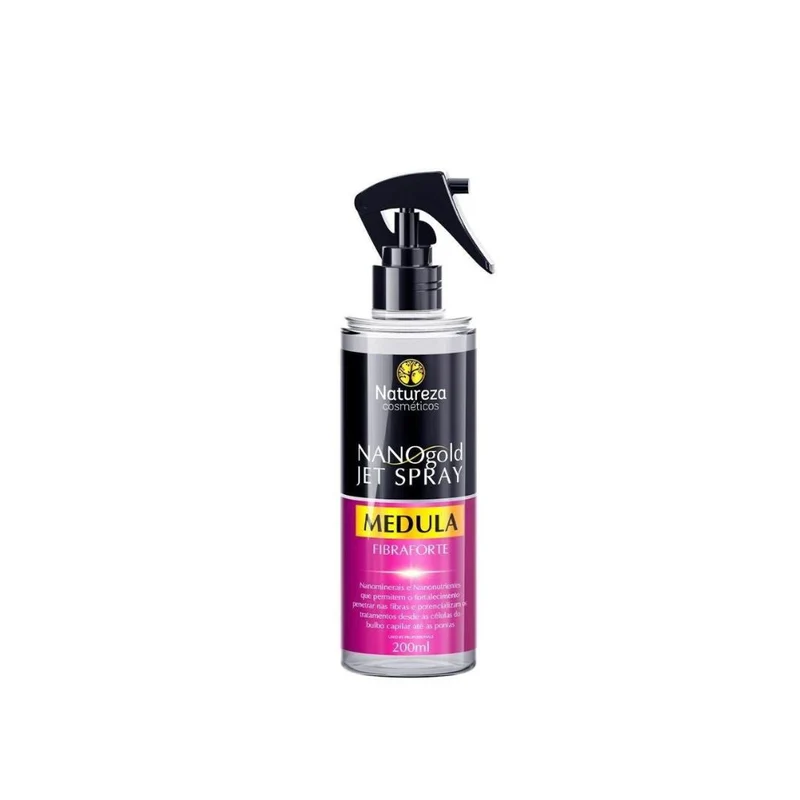 Natureza Nano Gold Jet Spray Medula Hair Strengthening Treatment 7oz