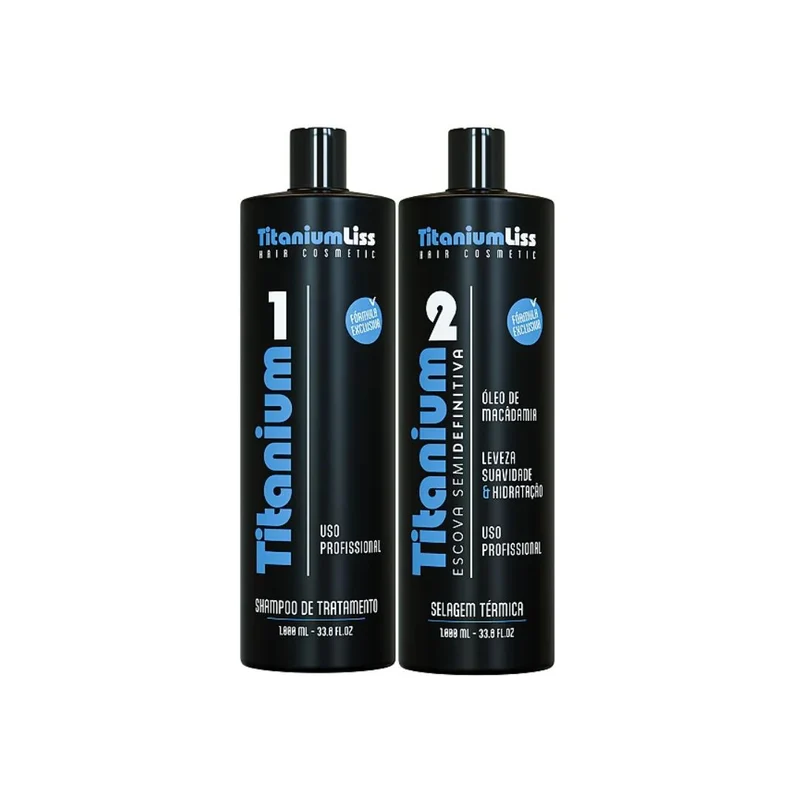 Titanium Liss Semi Definitive Progressive Brush Hair Straightening Kit 67.6 fl oz (2L)