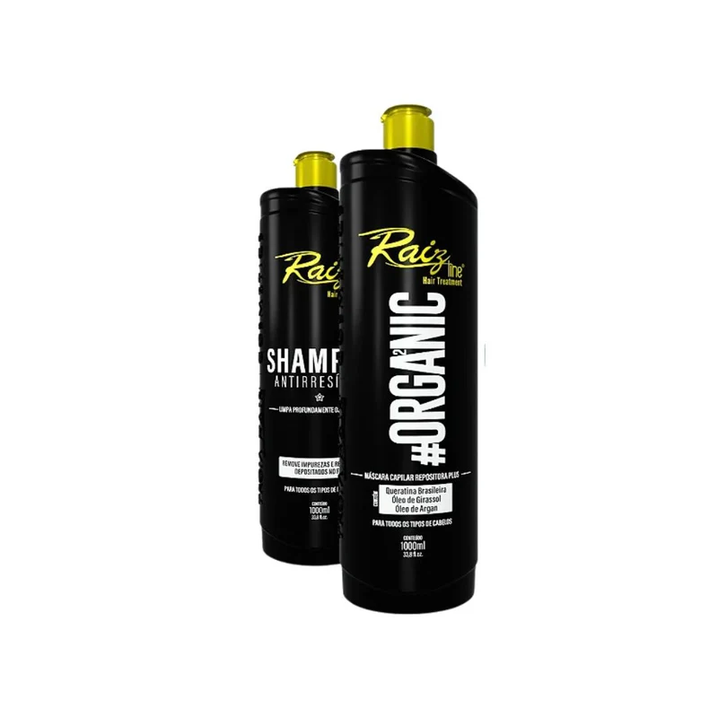 Organic Definitive Progressive Brush Hair Straightening Kit 2x33.8 fl oz