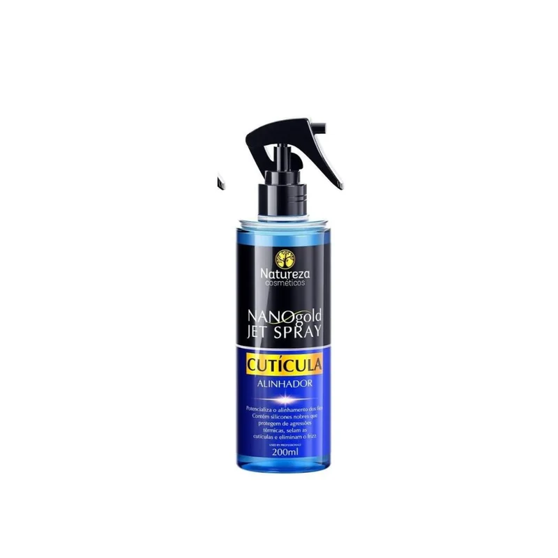 Natureza Cosmetics Nano Gold Jet Spray Cuticle Hair Alignment Treatment 6.76 oz (200ml)