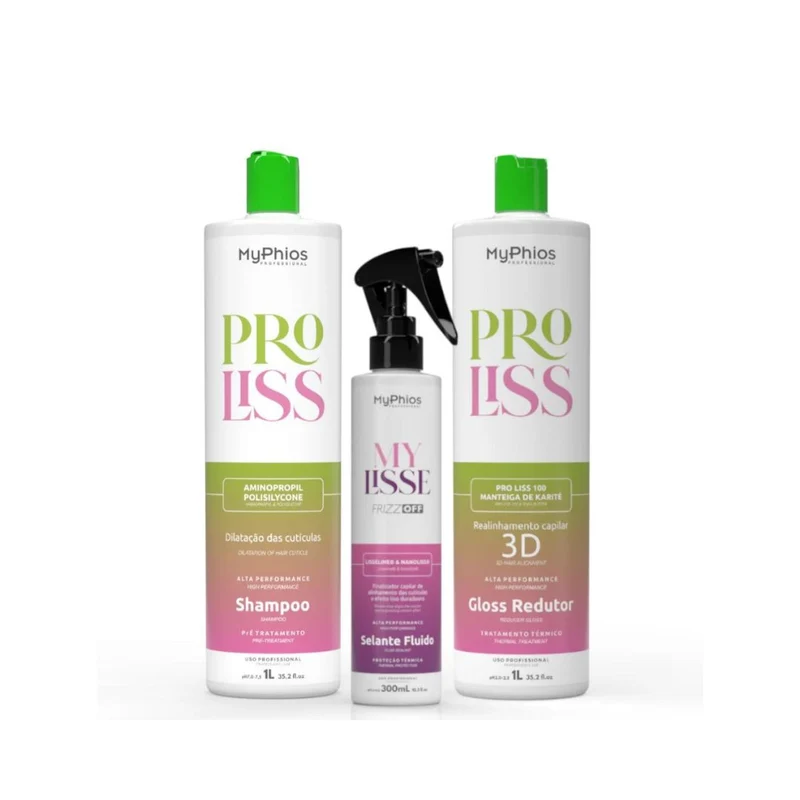 My Phios Pro Liss Realignment Hair Volume Reducer + My Lisse Sealant Fluid Kit (Now with )