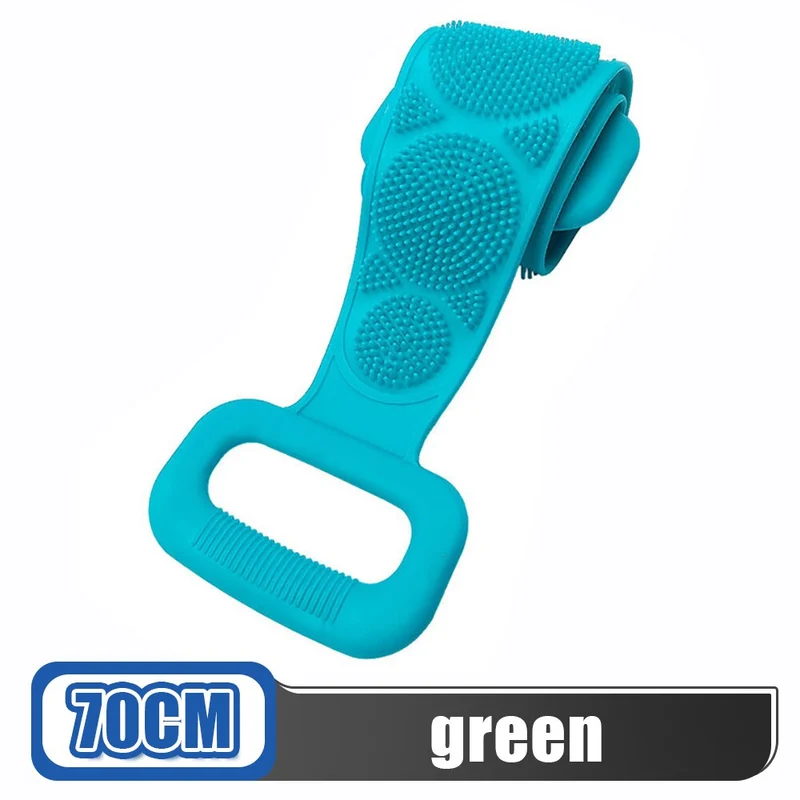 Brosse de douche exfoliante en silicone