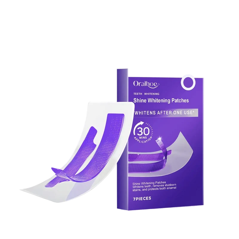 14x Bandes de Blanchiment Dentaire au Gel Violet - EXPRESS' 30min