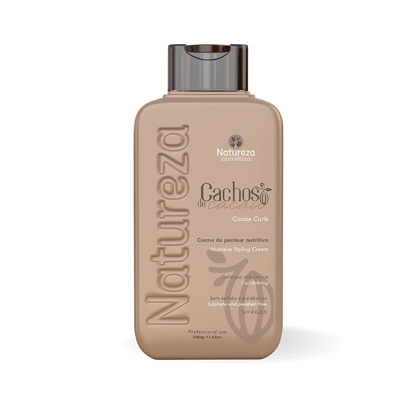 Cocoa Curls Leave-In Cream 500g / 17.6 oz - Natureza Cosméticos