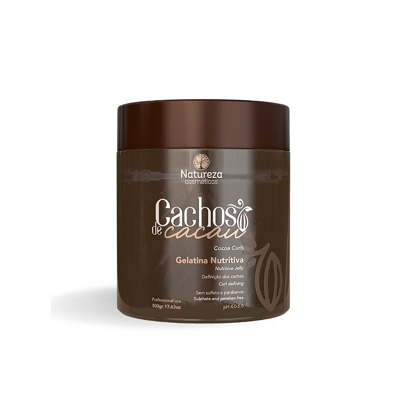 Cocoa Curls Hair Gel 500g / 17.6 oz - Natureza Cosméticos