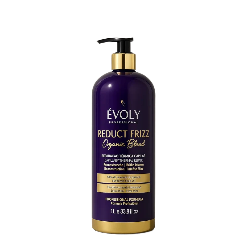 Evoly Reduct Frizz Organic Blond Smoothing Treatment for Blonde Hair 1L / 33.8 fl oz - Évoly