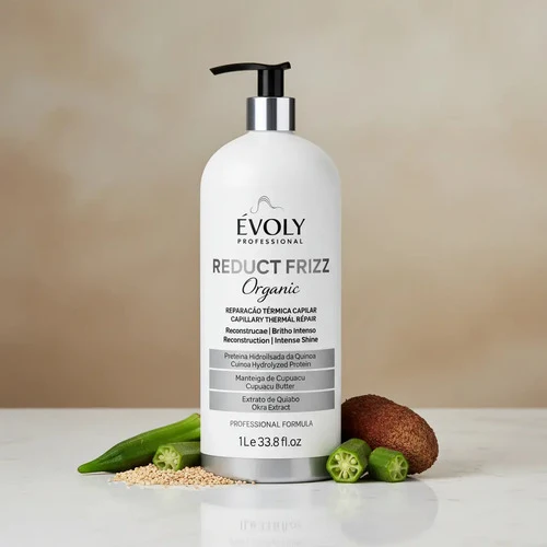 Evoly Reduct Frizz Organic Smoothing Treatment Formol Free 1L / 33.8 fl oz - Évoly