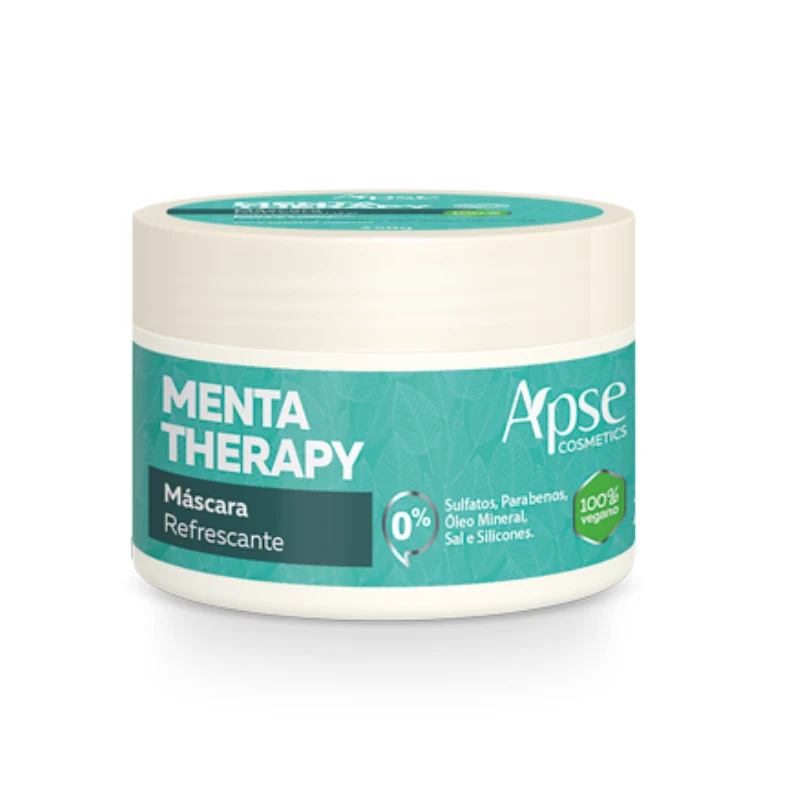 Apse Cosmetics - Mint Therapy Refreshing Mask 8.8 oz - Conditioning Treatment