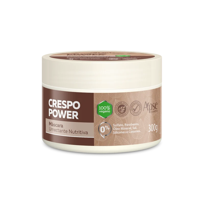 Apse Cosmetics - Curly Power Moisturizing Nutritive Mask 10.58 oz - Conditioning Treatment