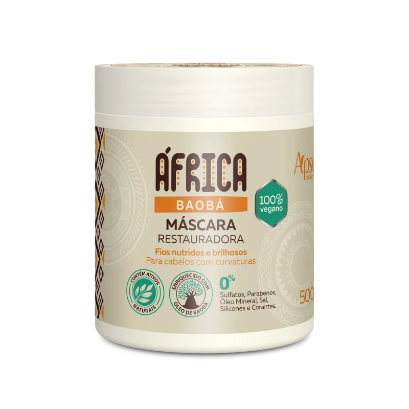 Apse Cosmetics - Africa Baobab Restorative Mask 17.6 oz - Conditioning Treatment