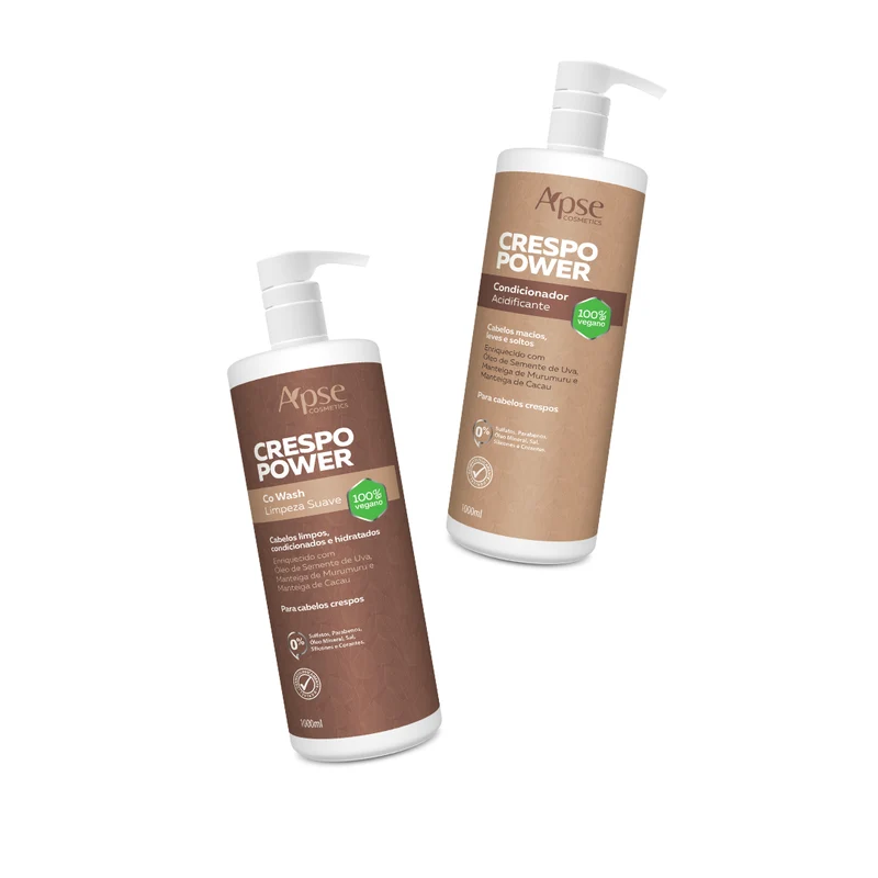 Apse Cosmetics - Kitão Curly Power - Co Wash and Conditioner (2 ITEMS)