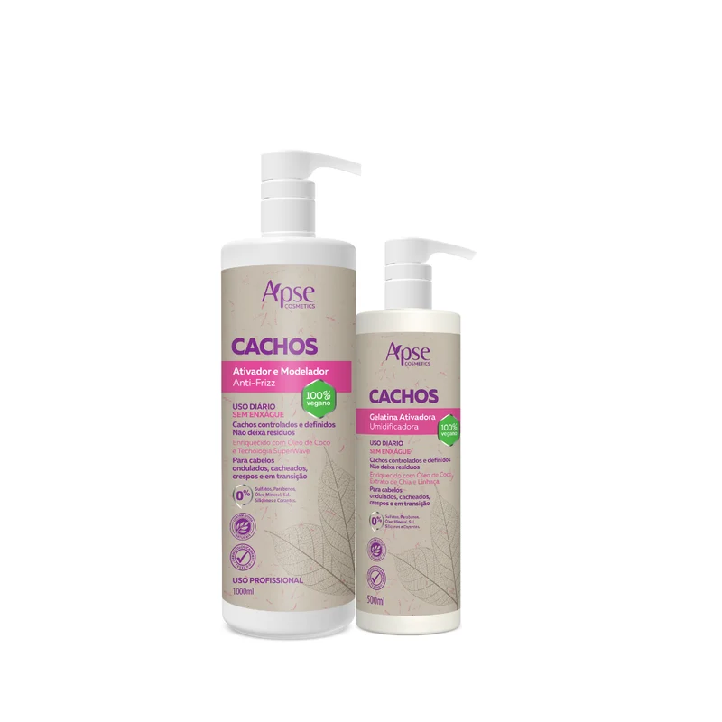 Apse Cosmetics - Curls Finishing Kit - Activator and Gelatin (2 items)
