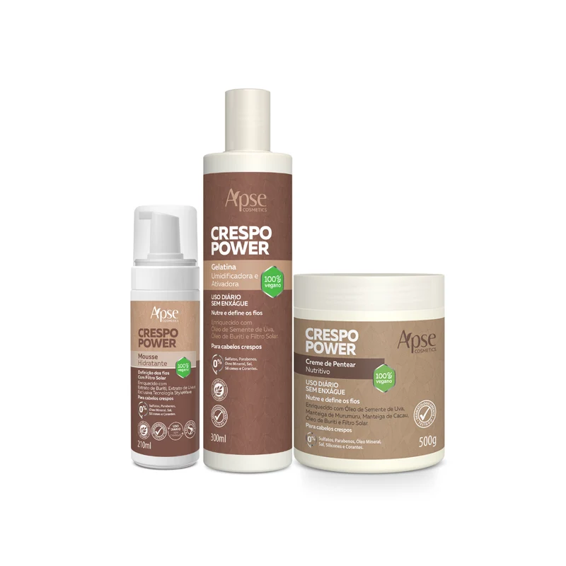 Apse Cosmetics - Curly Power Finishing Kit (3 ITEMS)