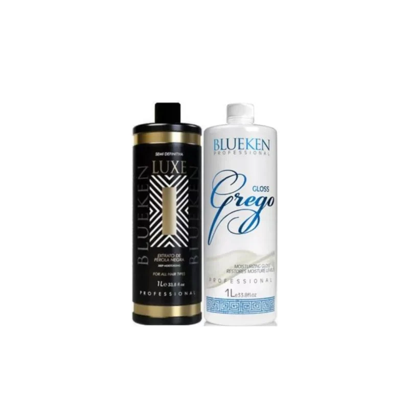 Blueken Luxe Semi Definitive + Grego Moisturizing Gloss Progressive Brush Kit 2x1L (64oz)