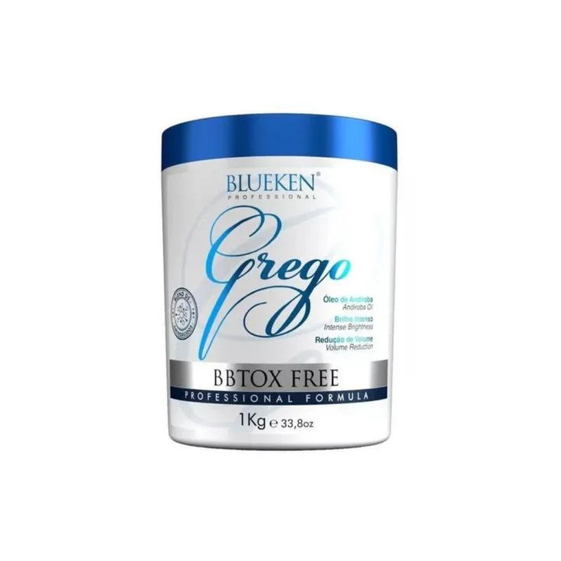 Blueken Grego BBtx Deep Hair Mask Hair Straightening Anti-Frizz Treatment 2.2 lbs (1kg)