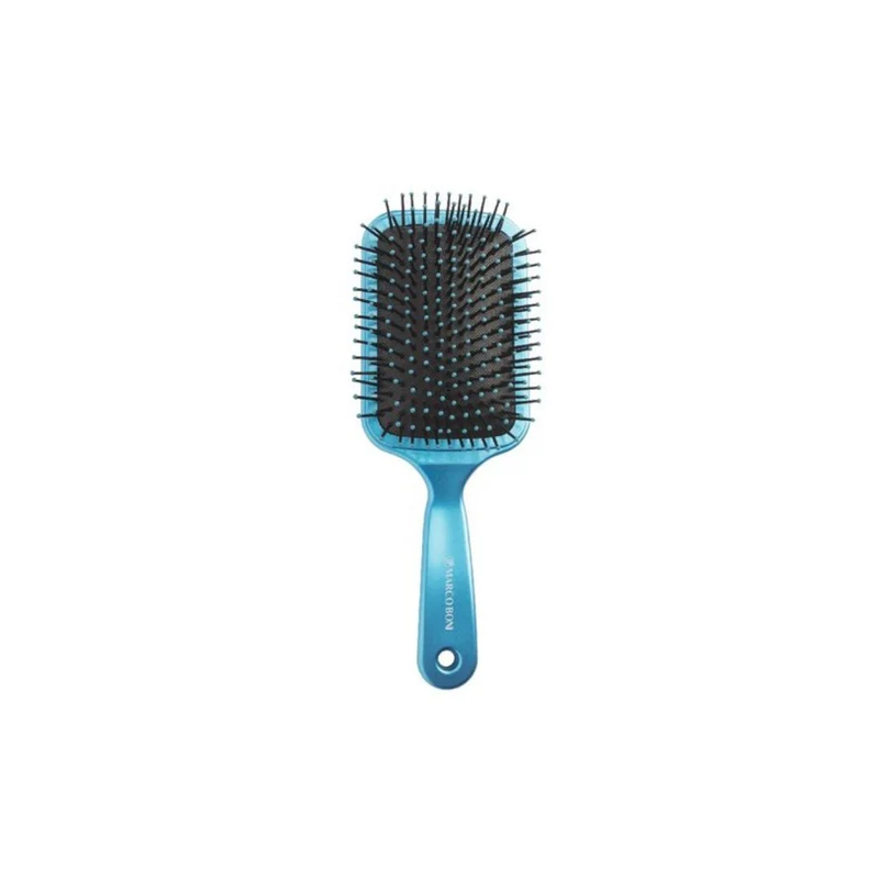 Marco Boni Brazilian Blue Hair Combing Soft Touch Brush Racket Deluxe 8074 Edition
