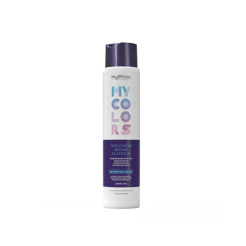 My Colors Platinum Blond Hair Tinting Maintenance Treatment by My Phios - 16.9oz