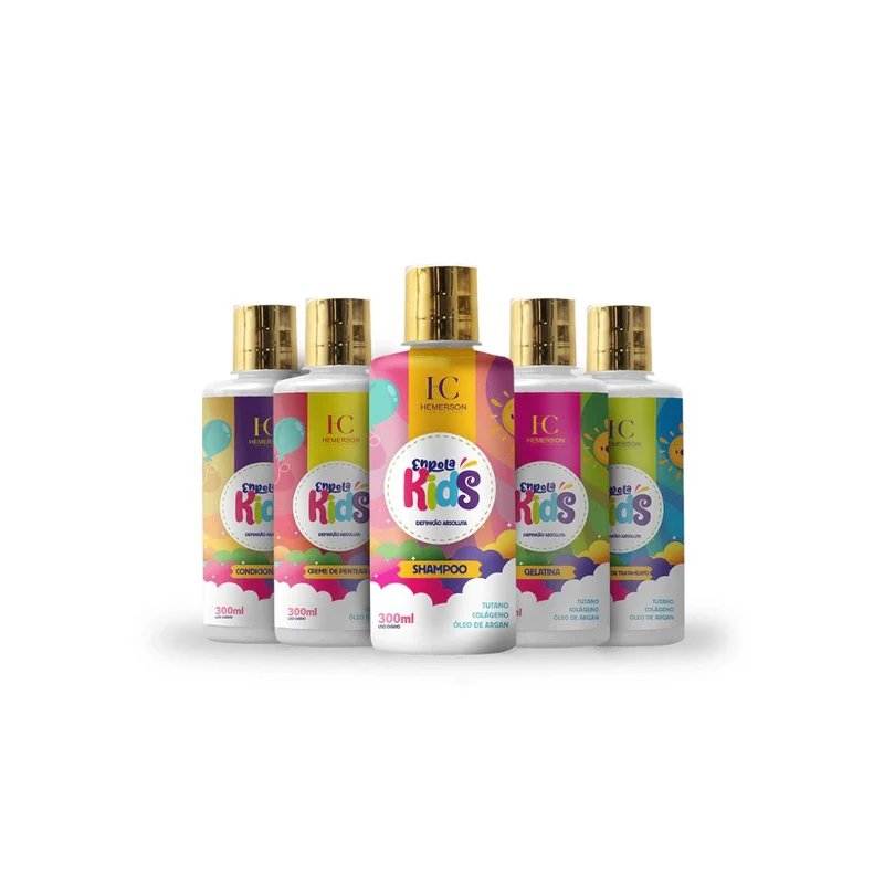 Hemerson dos Cachos Enrola Kids Curly Wavy Maintenance Treatment 5x300ml (16.9 fl oz)
