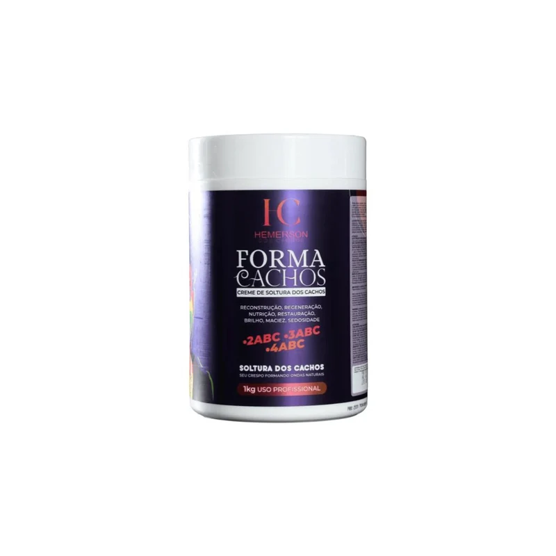 Hemerson dos Cachos Forma Cachos Soltura (Curl Shapener) Loosening Cream Curly Wavy Hair 1Kg (2.2 lbs)